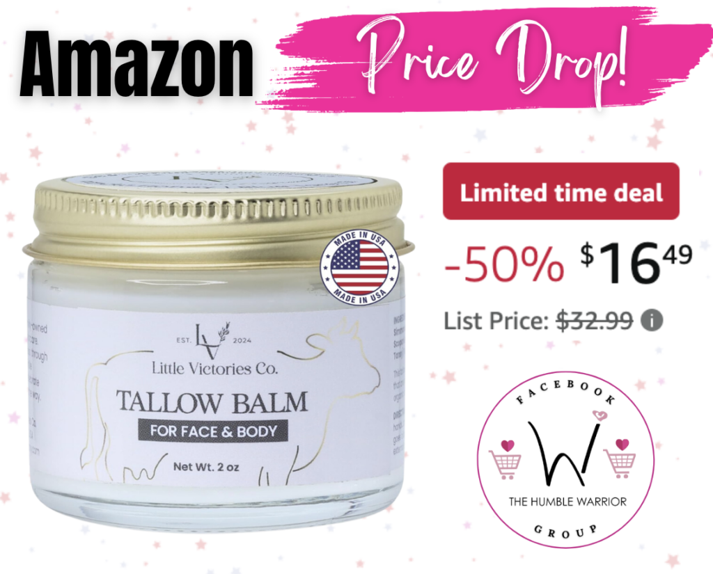 Organic Grass-Fed Beef Tallow for Skin!